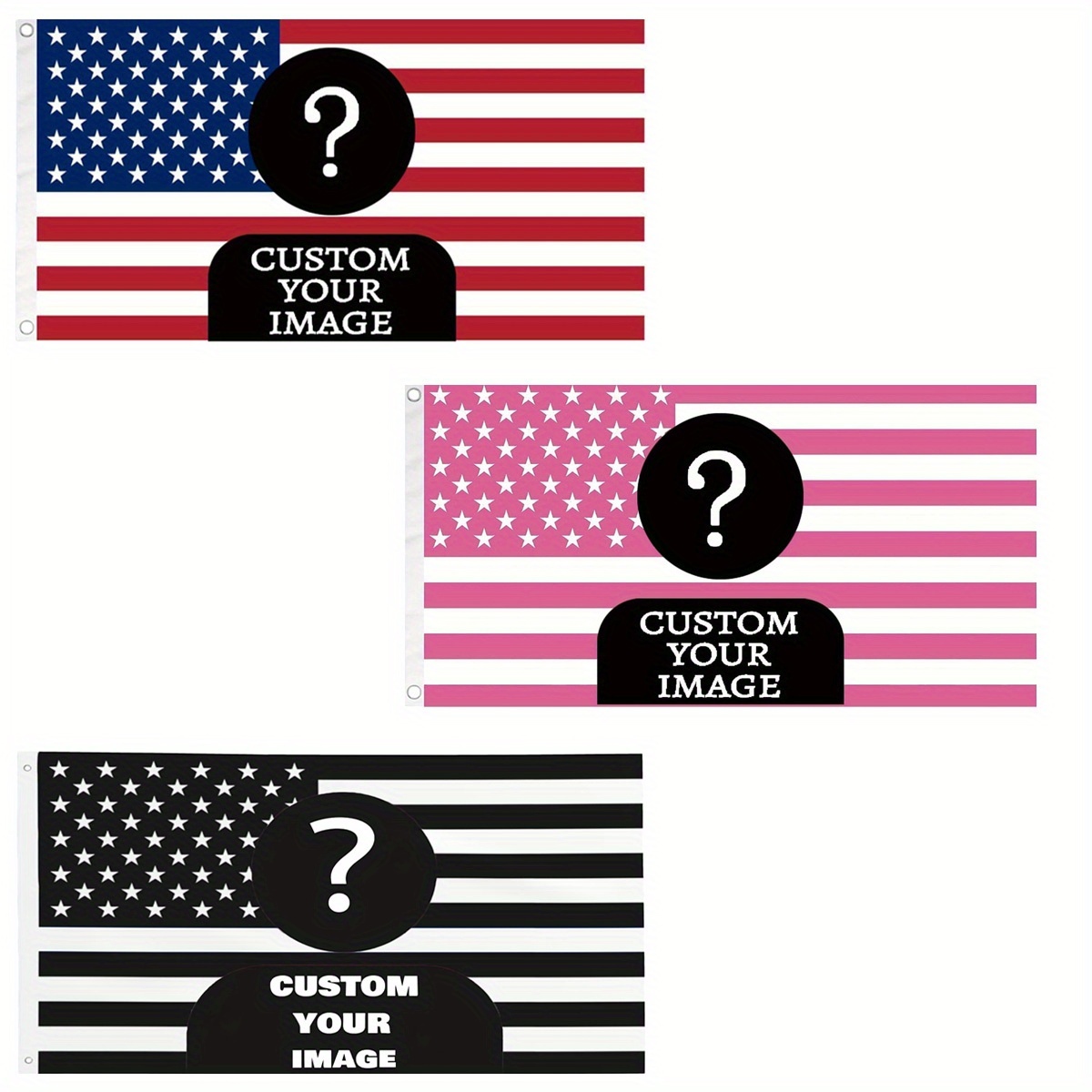 Event Party - 1 peça bandeira americana clássica personalizada