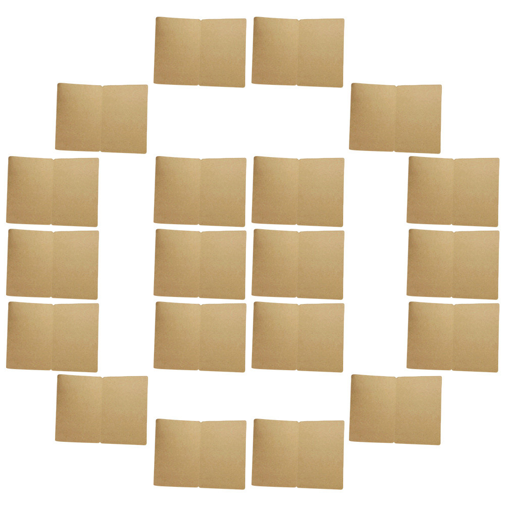 Papercraft Supply Invitation - 20 Cartões de Notas Rústicos em