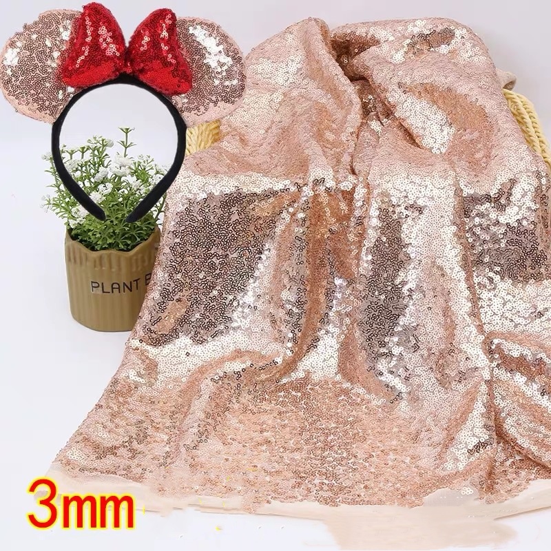 Glitter Tablecloth - Tecido de Lantejoulas Pequenas de 3mm