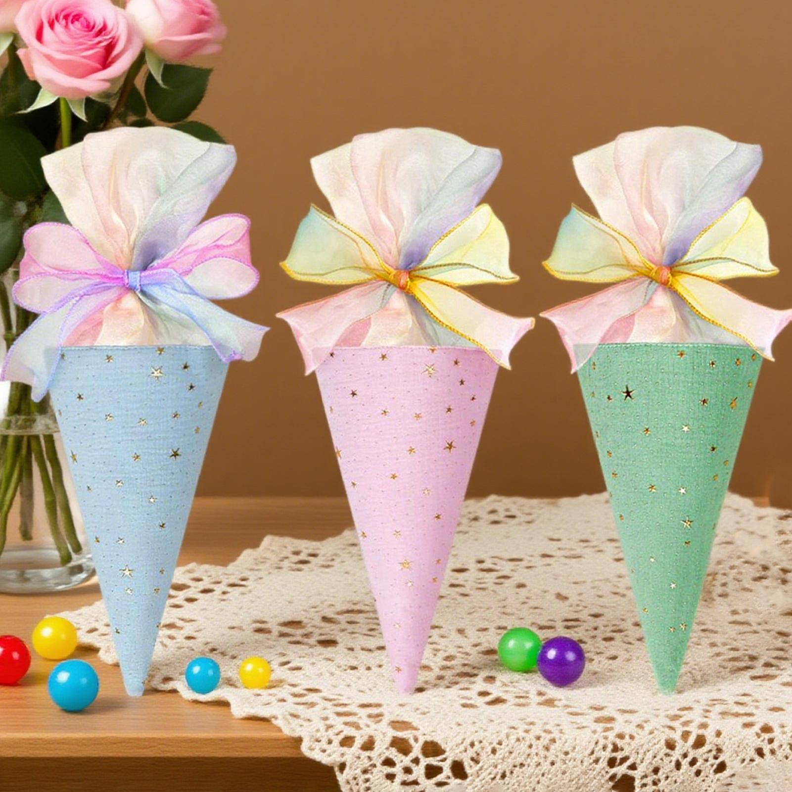 Cono escolar 2 peças sacos de  - Cotton Candy Cone avaliação e preço