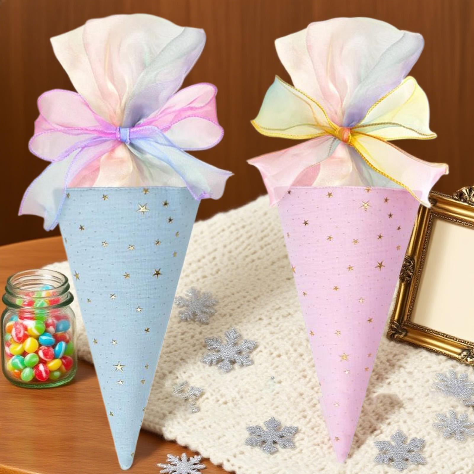 Cono escolar 2 peças sacos de  - Cotton Candy Cone avaliação e preço