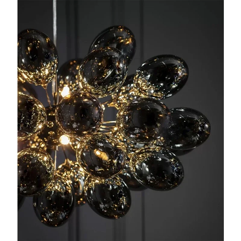 Bolha lustre de vidro cinza lu - Led Balloon Light avaliação e preço