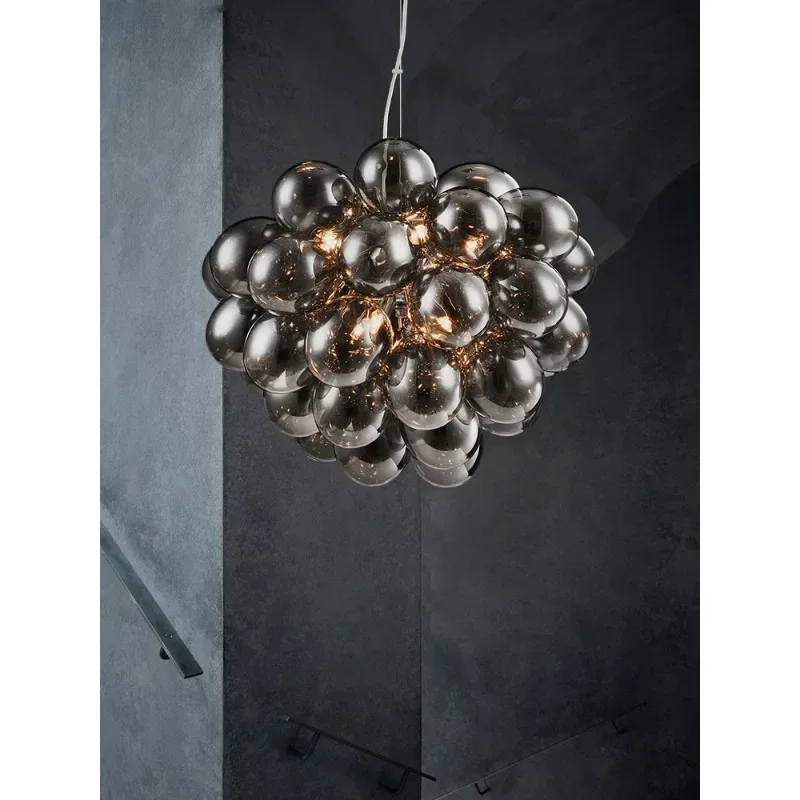 Bolha lustre de vidro cinza lu - Led Balloon Light avaliação e preço