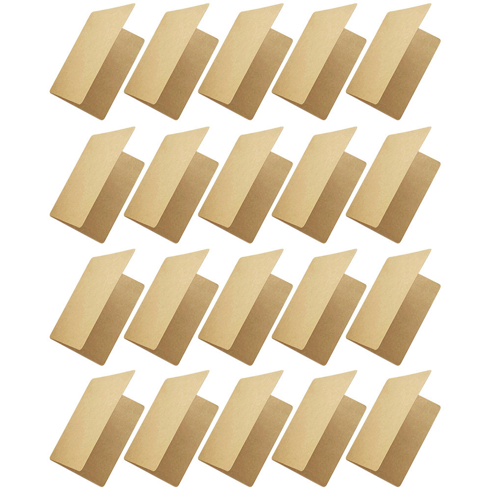 20 Cartões de Notas Rústicos e - Papercraft Supply Invitation avaliação e preço