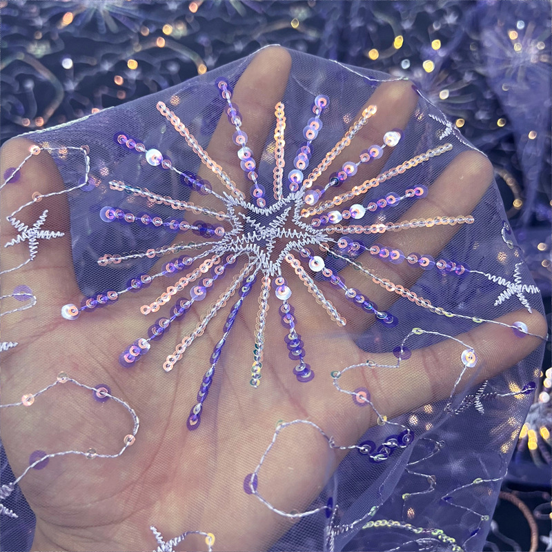Tecido de Tule Bordado com Lan - Glitter Tablecloth avaliação e preço