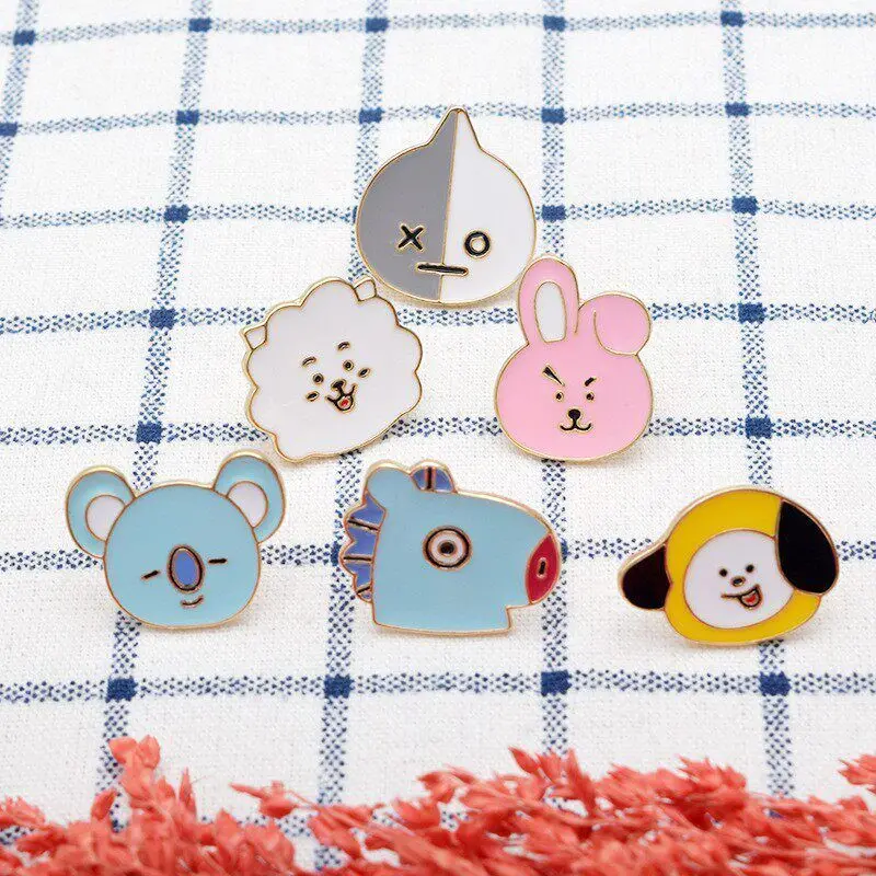 Broches de metal BT21 com pers - Supply Event avaliação e preço